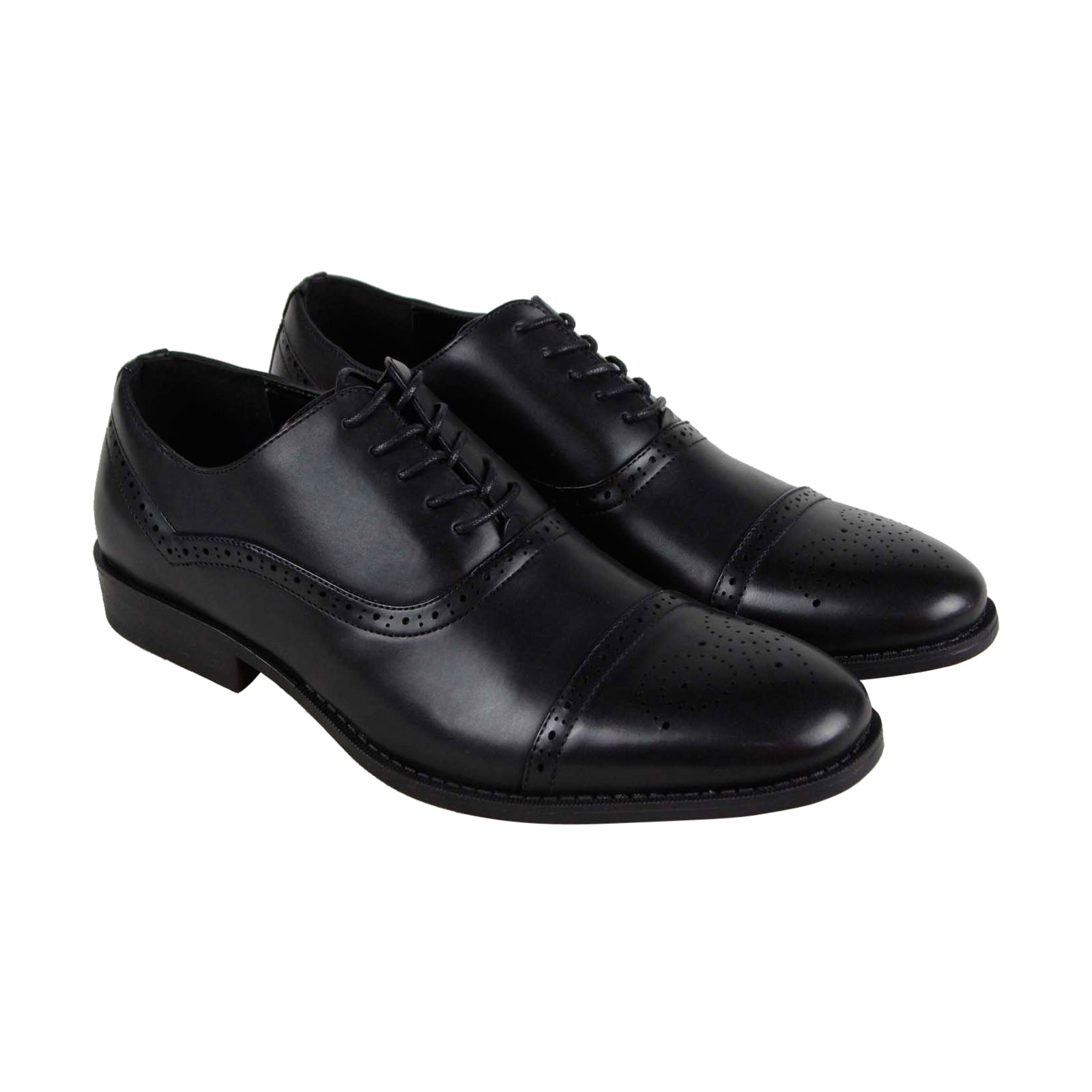 Unlisted by Kenneth Cole Half Time Break Mens Black Cap Toe Oxfords Sh ...