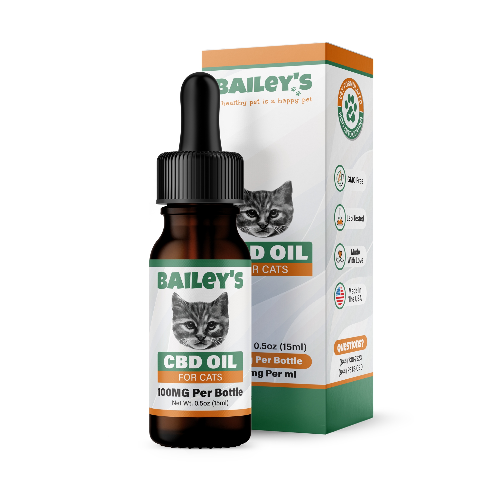 Bailey's Veterinarian Crafted CBD Oil for Cats