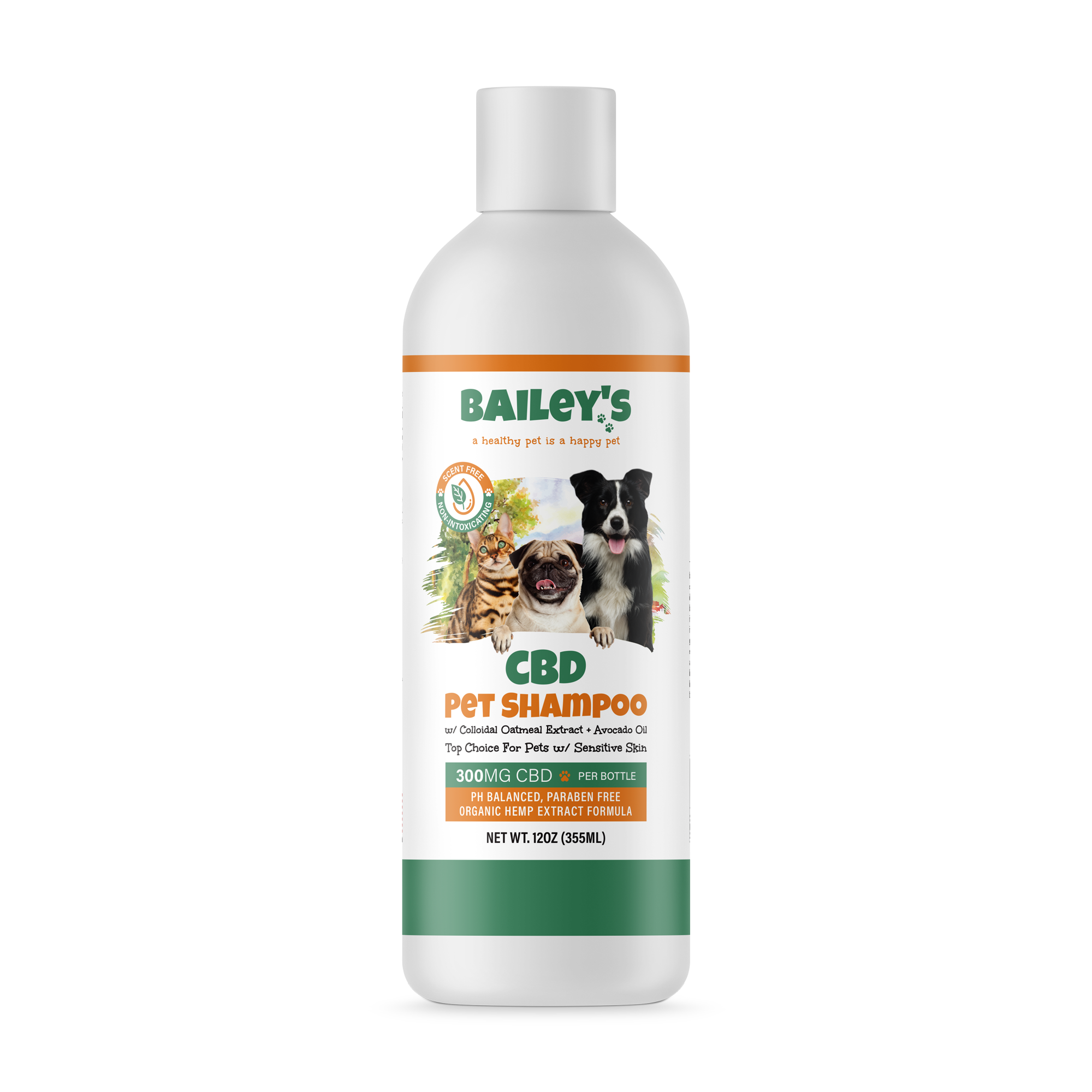 Bailey's PH Balanced CBD Pet Shampoo