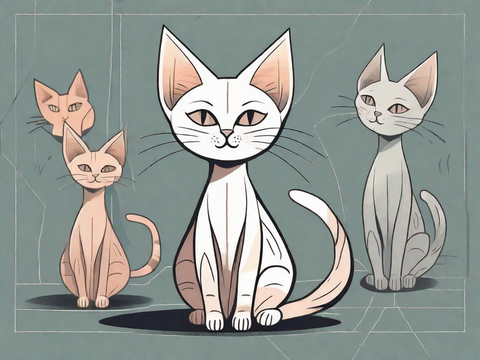 Cartoon drawing of Bambino Cats