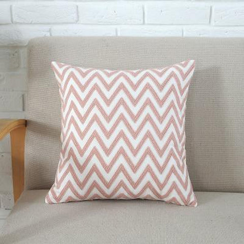 pink grey cushion