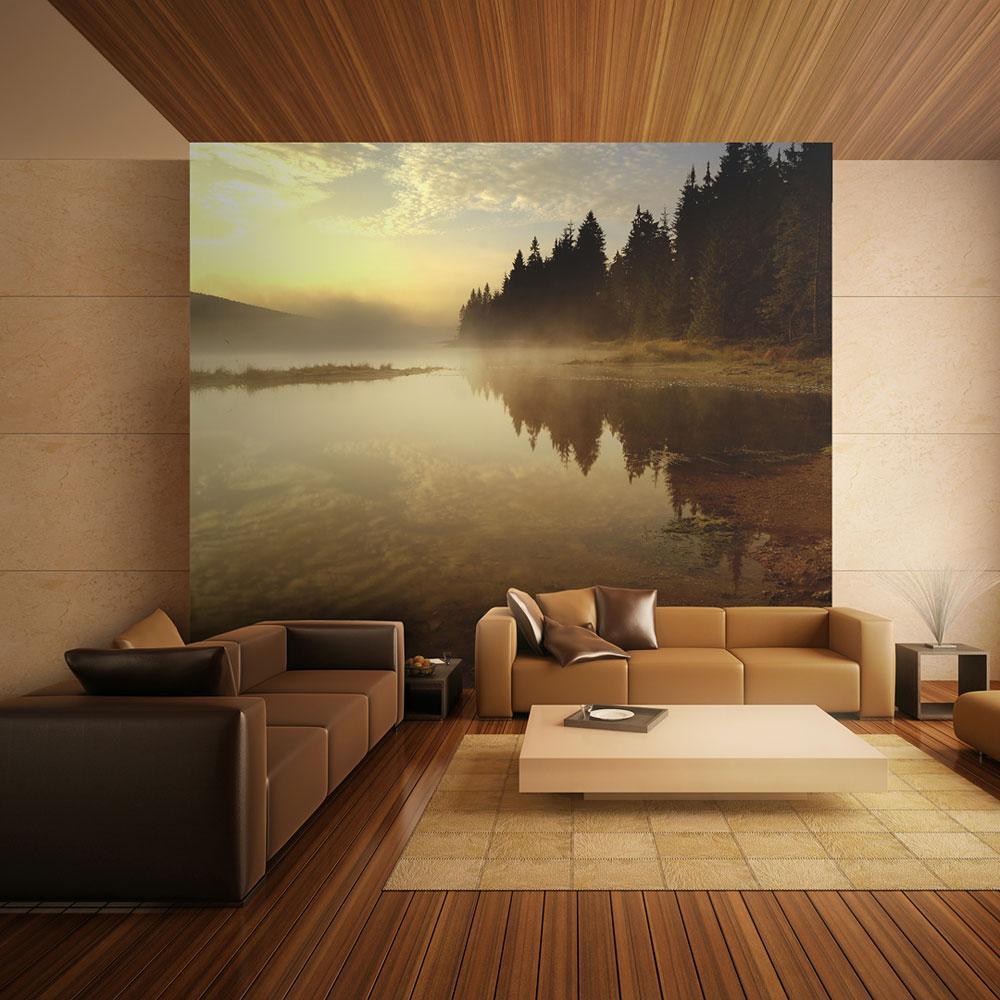Wall mural - Forest and lake-TipTopHomeDecor