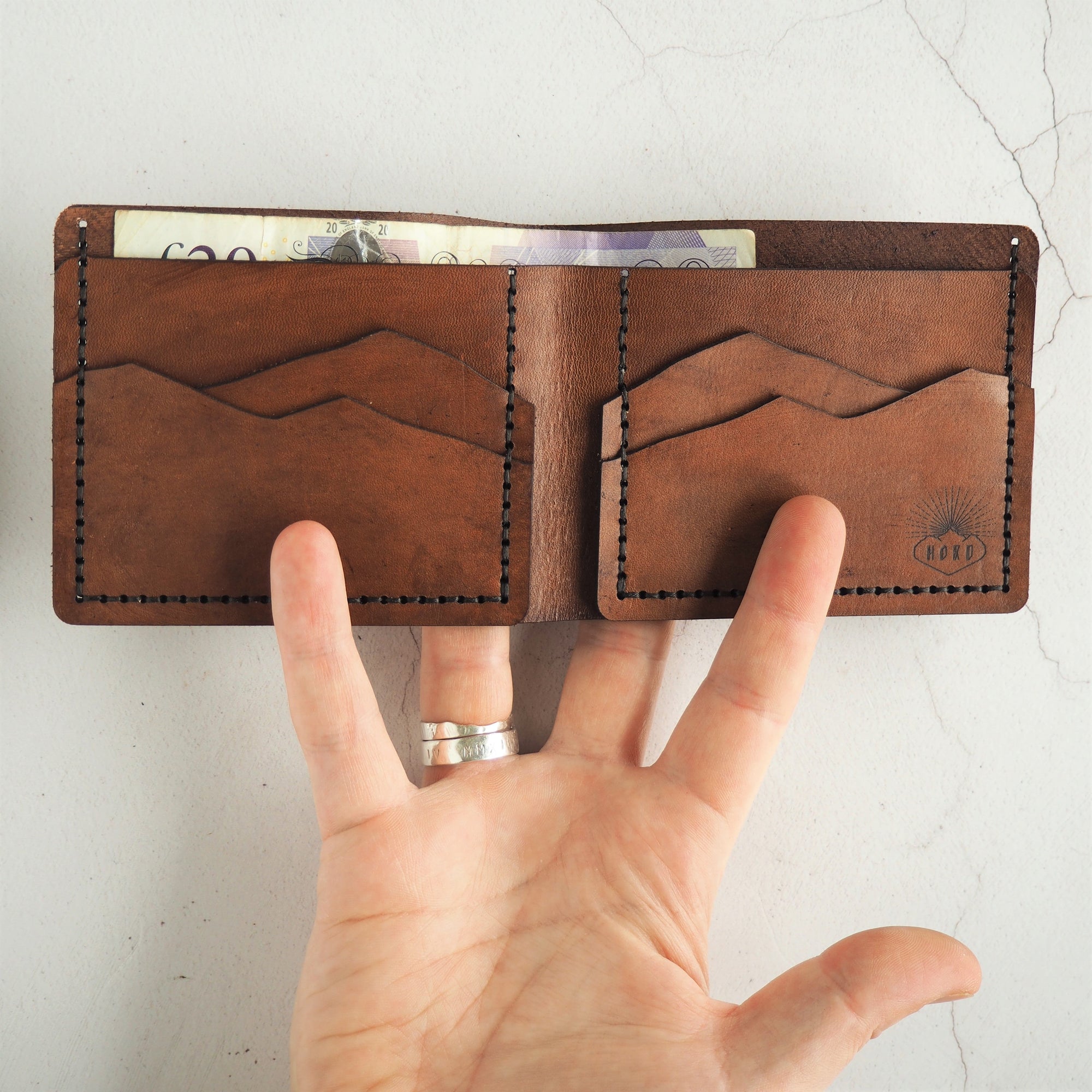 New custom wallet from Hiram Leather Goods () : r/wallets