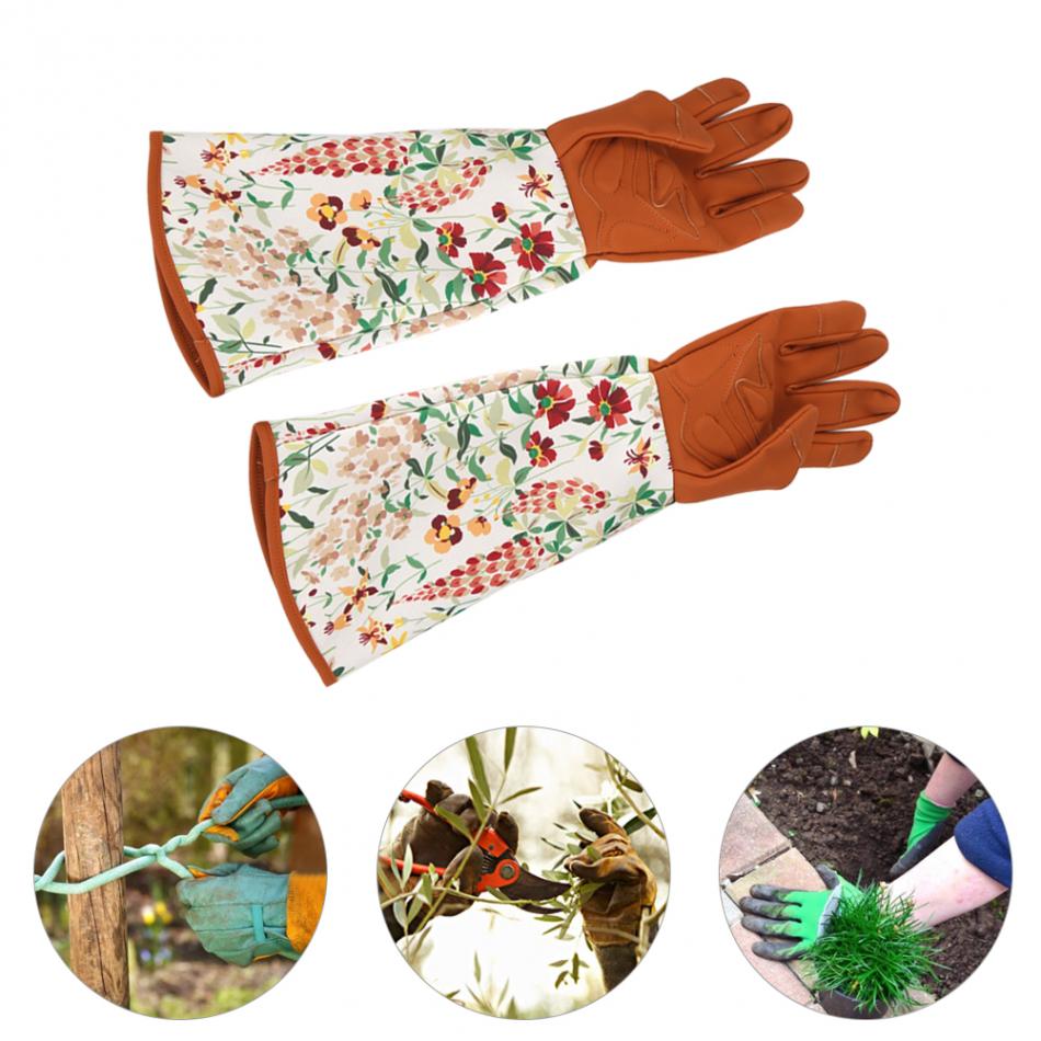 Waterproof Long Sleeve Garden Gloves For Pruning And Trimming