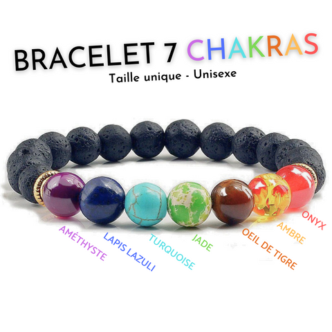 Bracelet 7 chakras