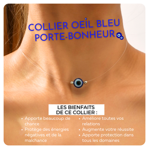 Collier oeil turc  Collier mauvais oeil