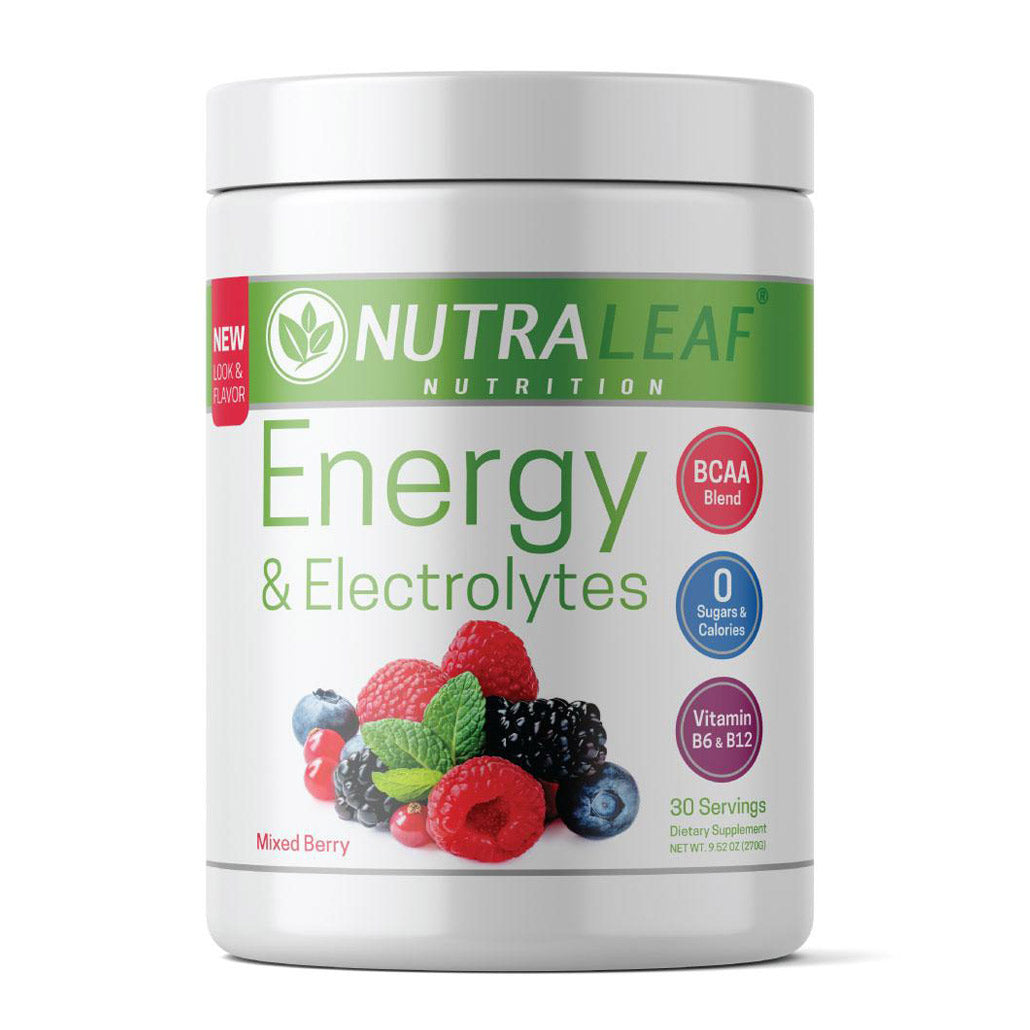 NutraLeaf ENERGY & ELECTROLYTES Mixed Berry