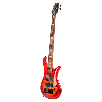 Spector Eurobolt 5 Inferno Red - Those who know, know: Spector consistently delivers optimum performance and eye-catching detail with their instruments, ensuring they are tailor-made for both the stage and the studio. The EuroBolt 5 Bass Guitar is no different, boasting the same unparalleled quality of Spector's US-made Euro Series basses at a price point that puts them within arm's reach for most gigging musicians' budgets. By combining alder for the body with smooth-as-glass roasted maple for the neck and