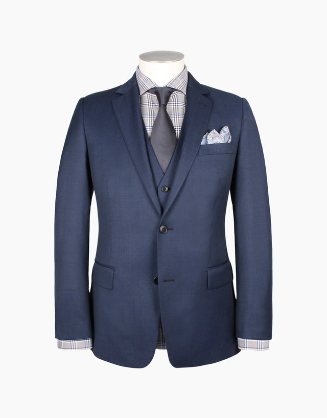 Cooper Navy Nailhead Suit