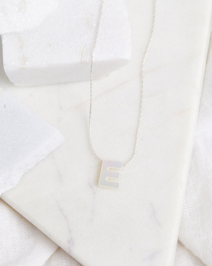 The Pearl Letter Necklace