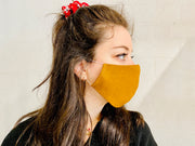 Rusted Mustard Linen Mask