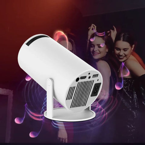 Mini Portable 4k Video Projector Adjustable 180°