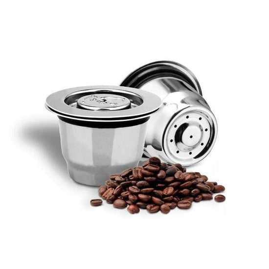 Generic Capsule rechargeable café en inox compatible Nespresso +