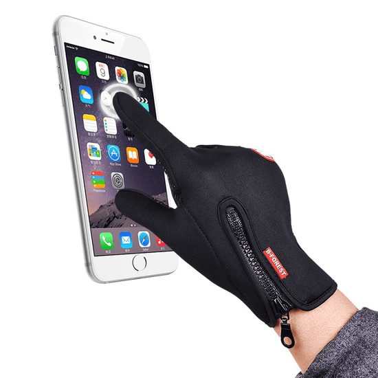 Gants Homme tactiles pour ALCATEL 3C Smartphone Taille M 3 doigts Hiver  (NOIR) - Gant pour écran tactile - Achat & prix