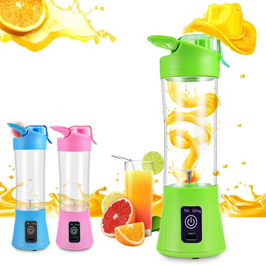 Mini Mixeur Portable de Voyage USB Jus Fruit Mixeur Smoothies 420ml Cir