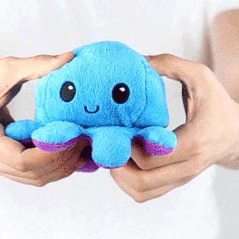Color / Mood Octopus Reversible Soft Toy | Lilikdo