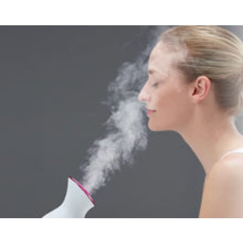 Sauna facial nano iónico casero / inhalador de aceite