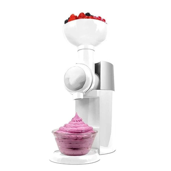 TOPPU Sorbetière – Machine à yaourt surgelée, dessert fruits Soft Serve  Sorbetière à la maison pour faire de délicieux sorbets de glace, machine à  dessert surgelé, saine, sans lait, végétalien, glace 