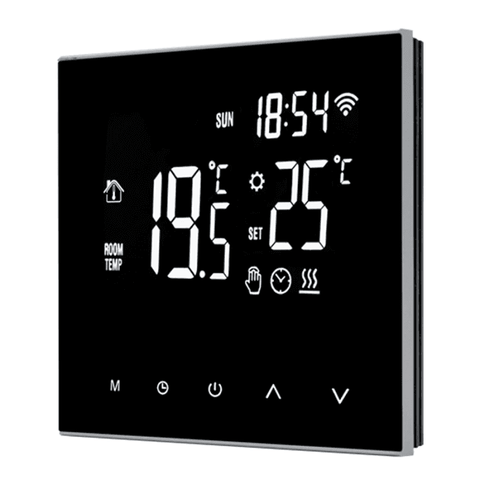 Programmable Wi-fi Connected Thermostat with Lcd Touch Screen |