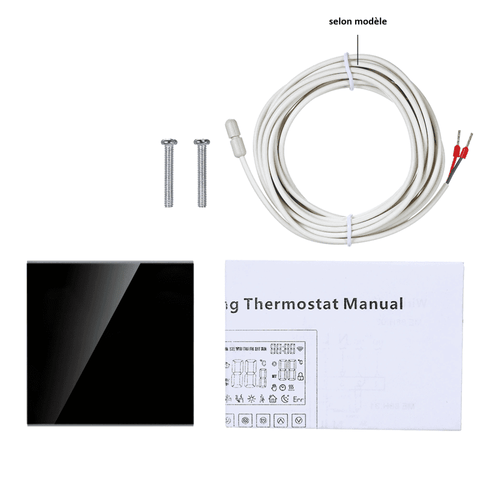 Termostato programable conectado Wi-Fi con pantalla táctil Lcd |