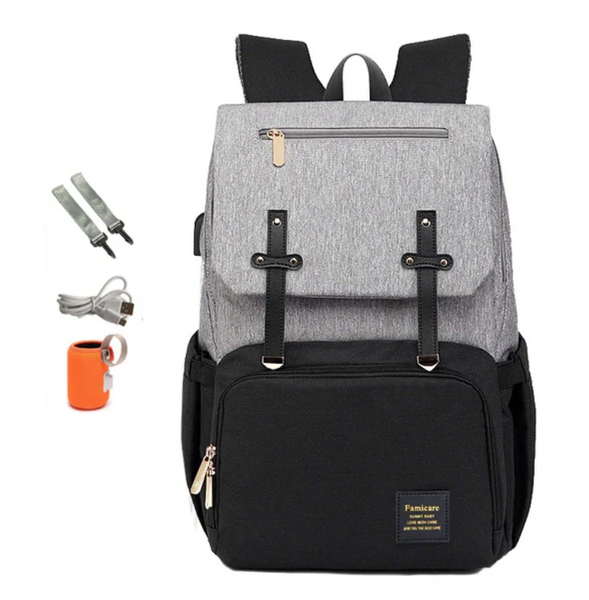 diaper backpack with usb