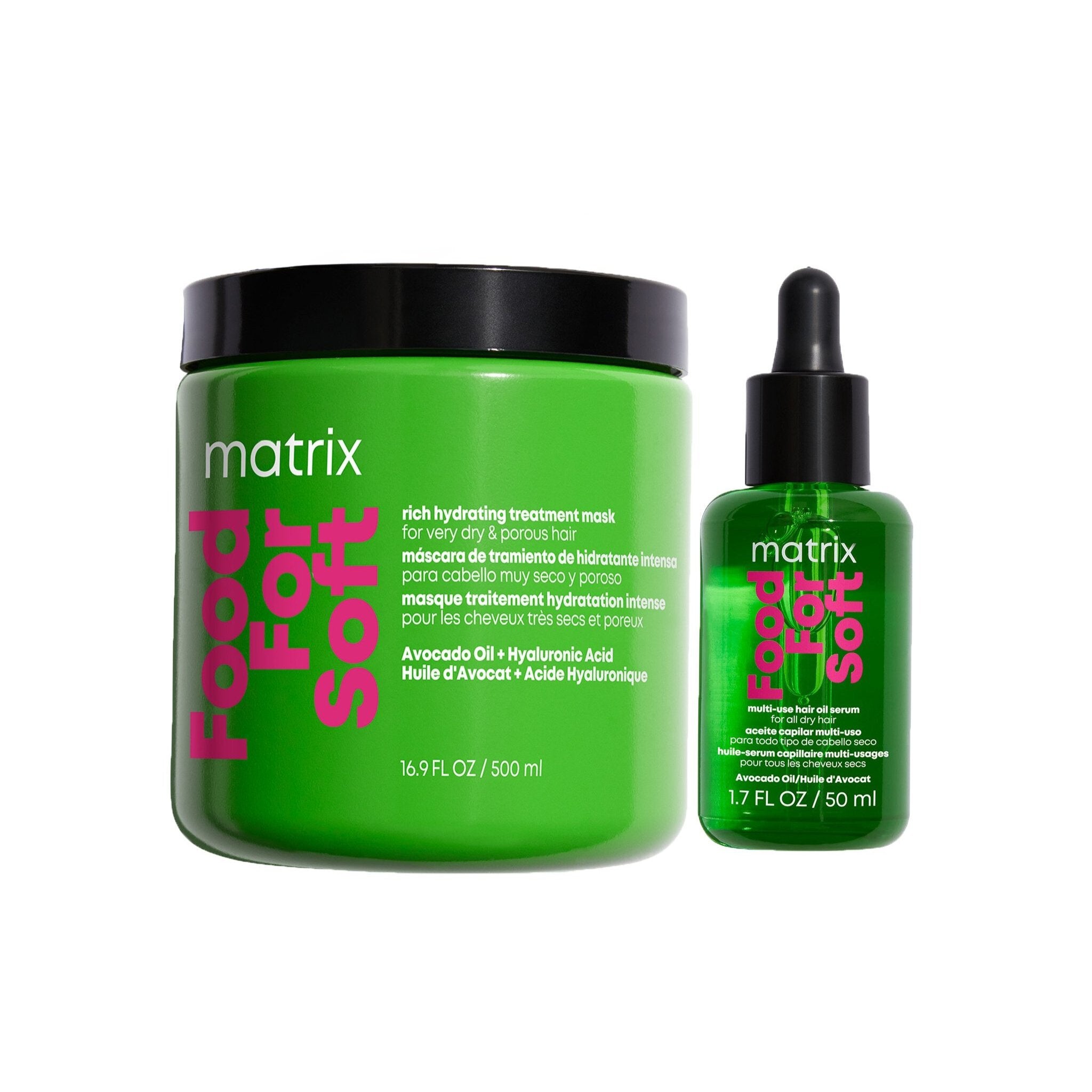 Matrix Multi-Use Hair Oil Serum for All Dry Hair, Hydrating Leave-In  Treatment With Avocado Oil, Food for Soft, 50 ml : : Beauty &  Personal Care