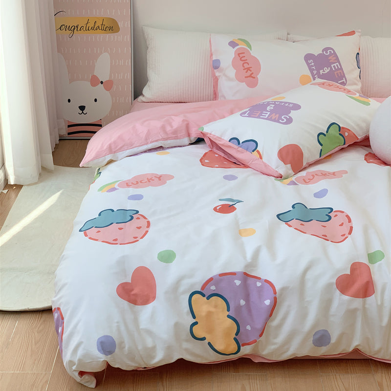 Kawaii Strawberry Bedding Set PN3651 – Pennycrafts
