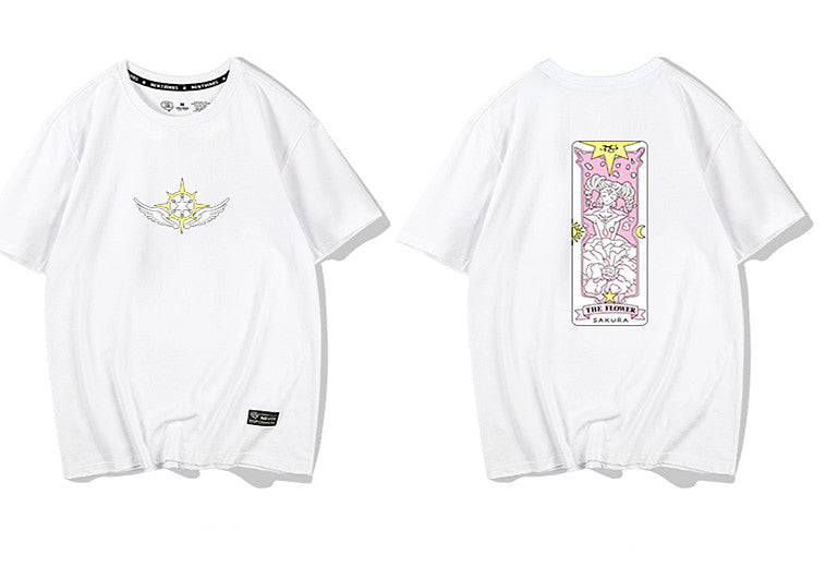 Fashion Sakura Flower Clow Lover Tshirt PN1218 – Pennycrafts