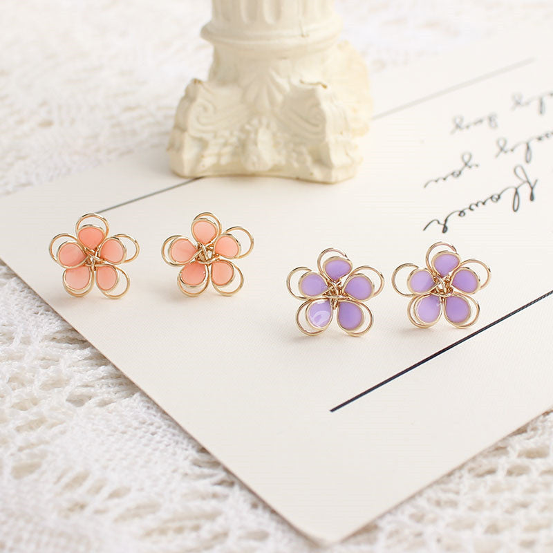 Sakura Flower Earrings/Clips PN3570 – Pennycrafts