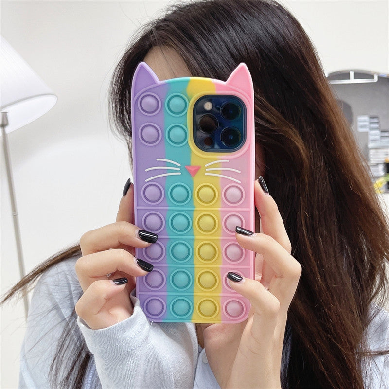 Cute Cat Phone Case for iphone 7/7plus/8/8P/X/XS/XR/XS Max/11/11pro/11 ...