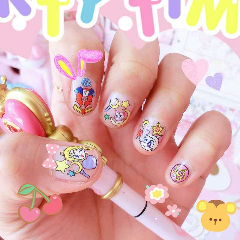 Cute Sailor Moon Nail Stickers PN0432 – Pennycrafts