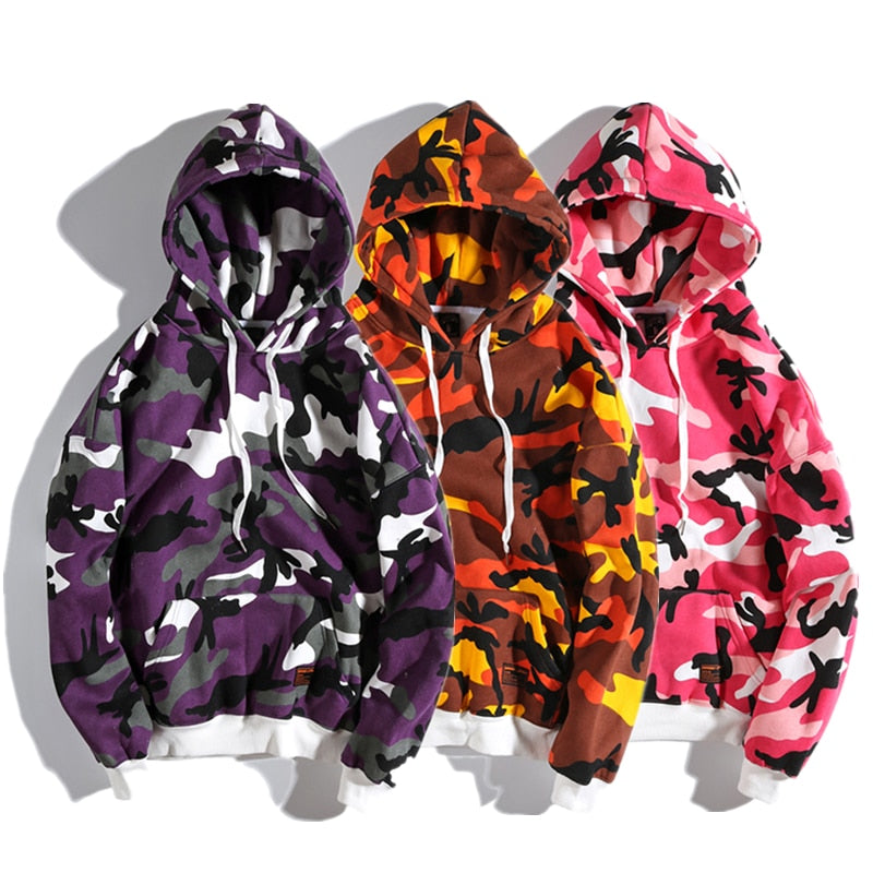 purple camo hoodie