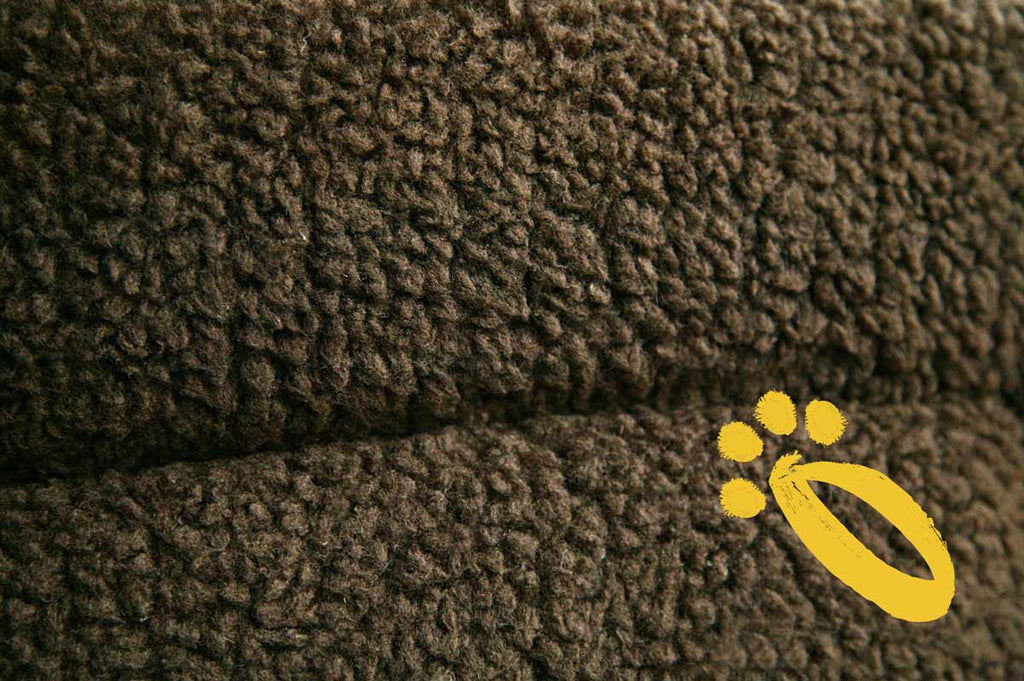 P&L Brown Fleece Dog Bed