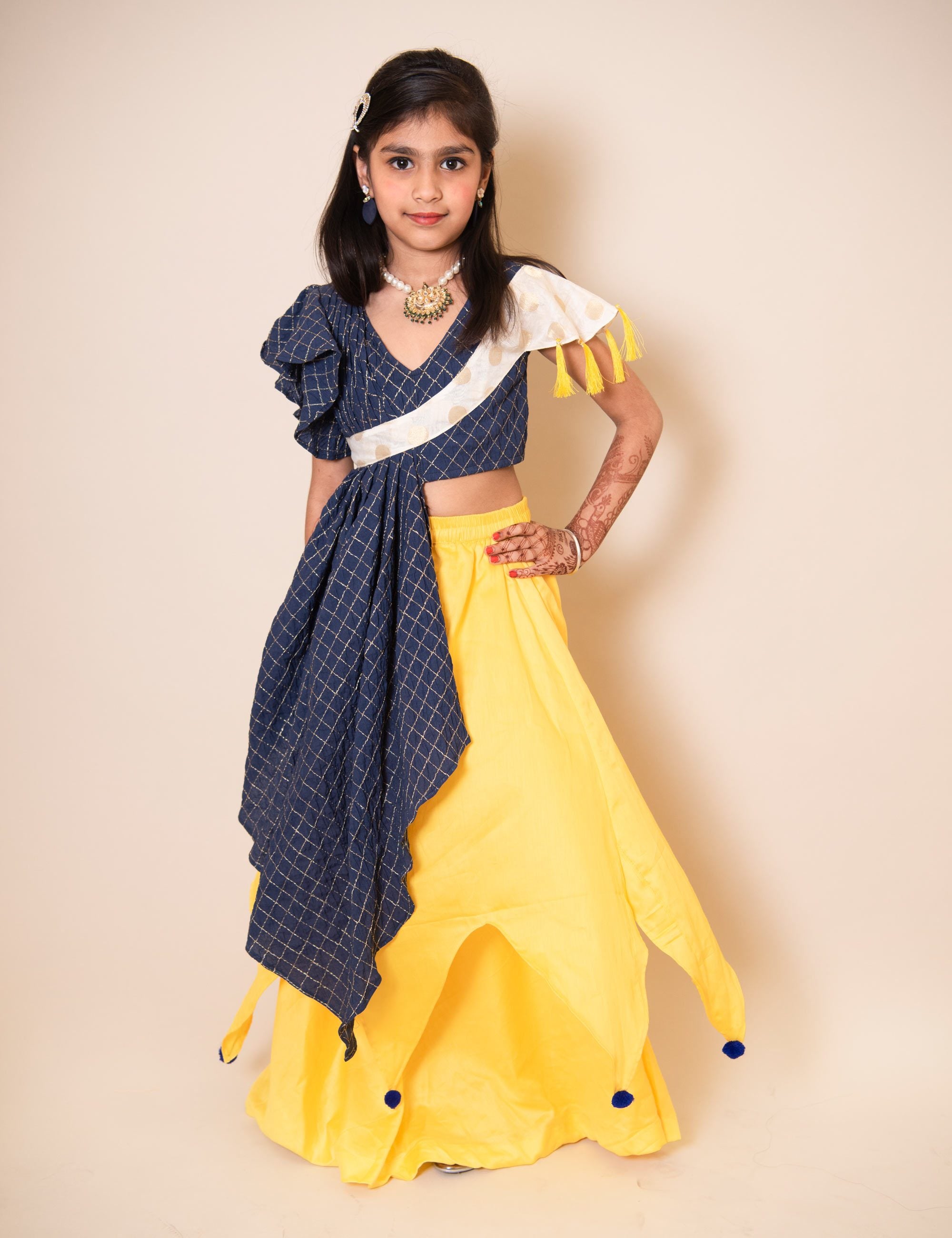 indo western dress for 10 year girl