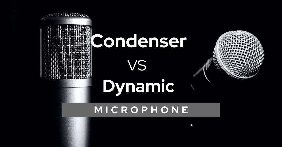 condenser microphone vs  dynamic microphone