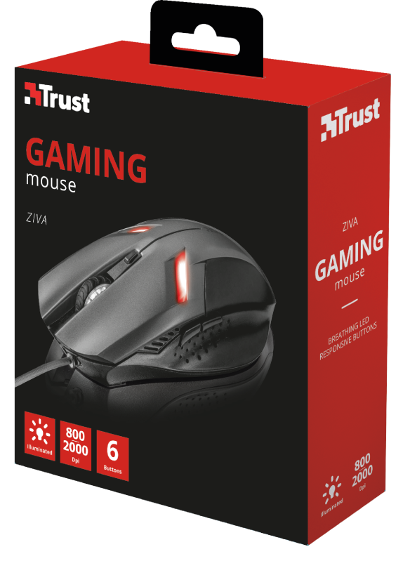 Trust Ziva Gaming Mouse Tech Kosova
