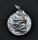 The Viking ~ Fine Silver Amulet