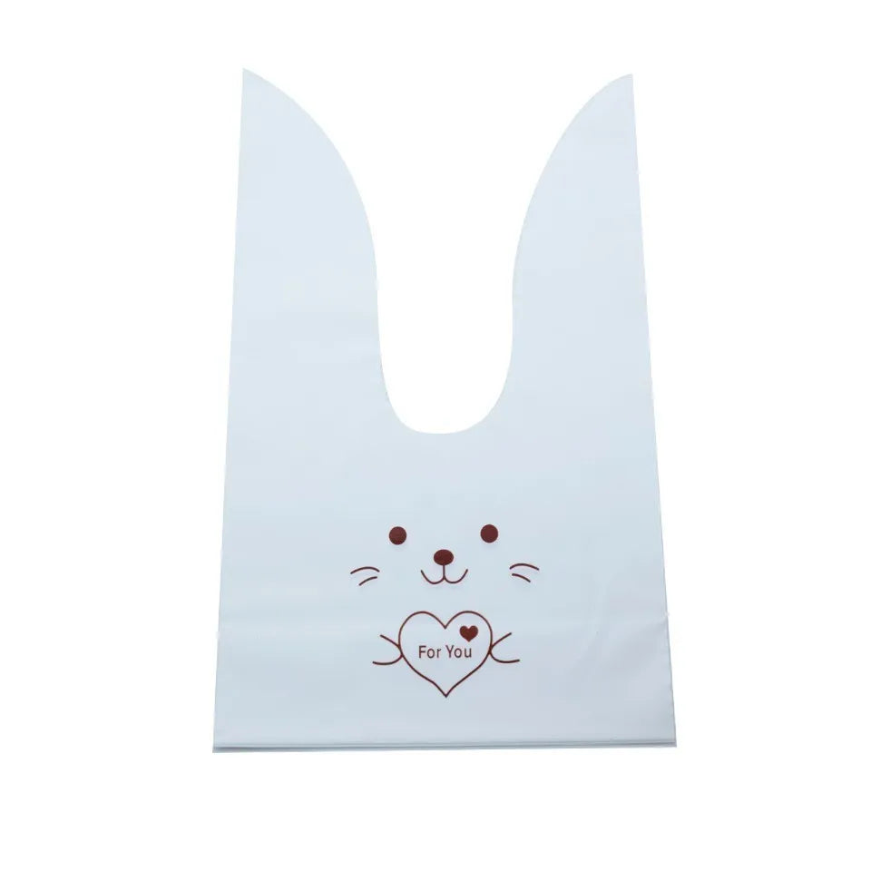 Cute10/50pcs/lot Rabbit Ears Design PVC Gift Party Bags - Ailime Designs