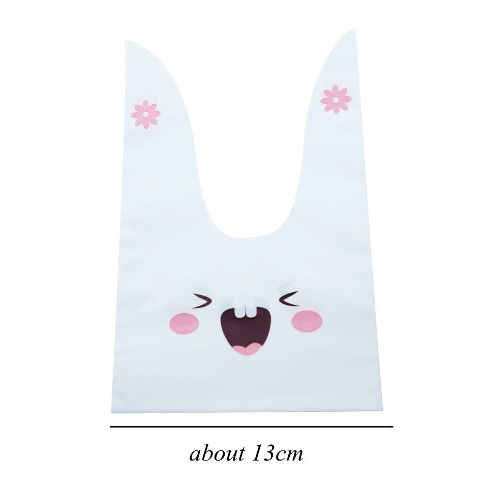 Cute10/50pcs/lot Rabbit Ears Design PVC Gift Party Bags - Ailime Designs