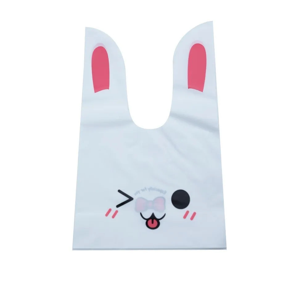 Cute10/50pcs/lot Rabbit Ears Design PVC Gift Party Bags - Ailime Designs