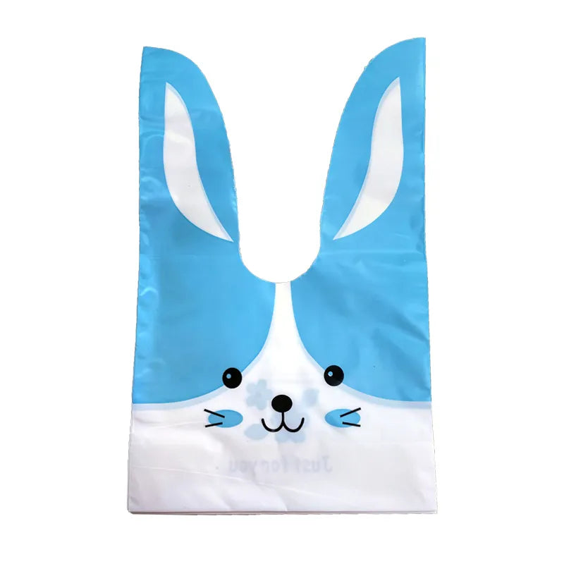Cute10/50pcs/lot Rabbit Ears Design PVC Gift Party Bags - Ailime Designs