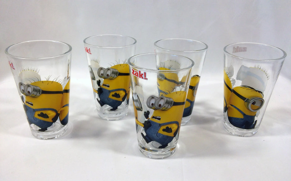 Collectibles Despicable Characters Glassware 5pc Sets - Ailime Designs
