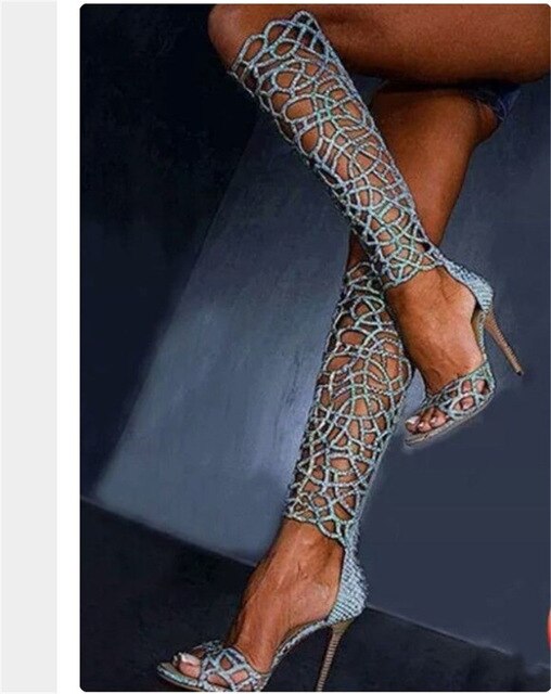 Women's Chic Paris Design Knee-high Shoe Boots – Fine Quality Accessories