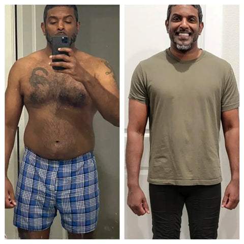 AGOGIE Weight loss winner 2022 - Jami Jinarajan front after picture 