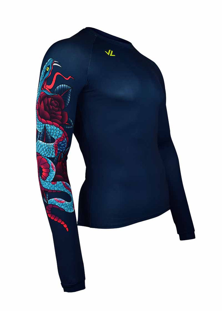 Women's Eagle Raven Tessellation Long Sleeve Athletic Top (Rash Guard) –  Trickster Company