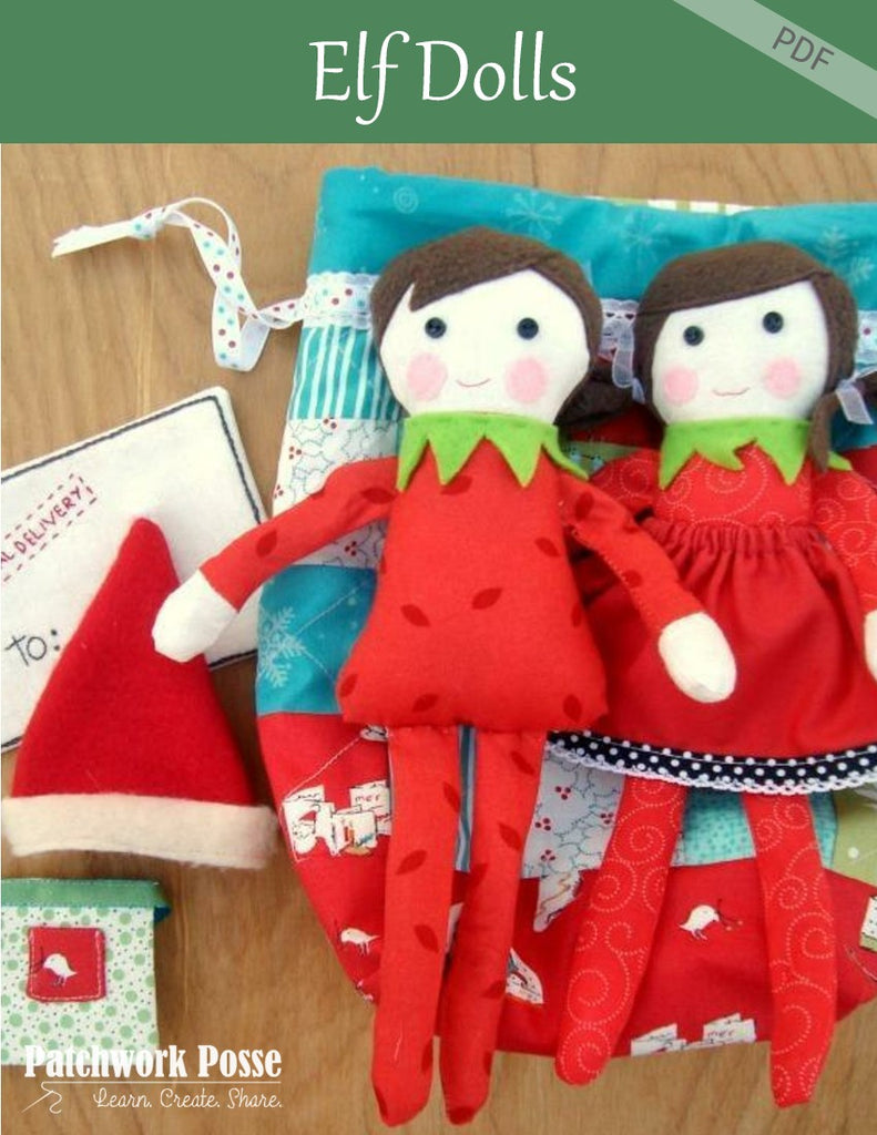 Elf Doll Pattern & Accessories – Patchwork Posse