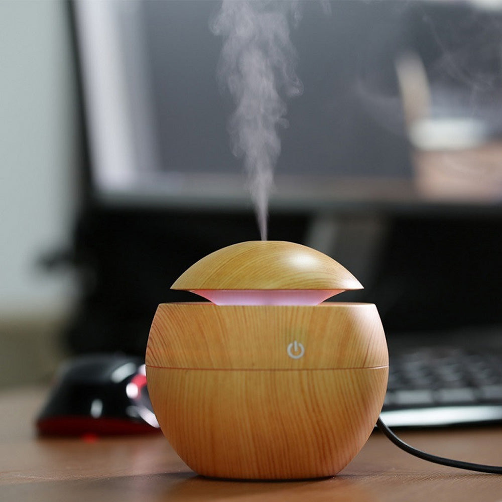 Essential Oil Diffuser USB Powered Ultrasonic Cool Mist Humidifier7 C