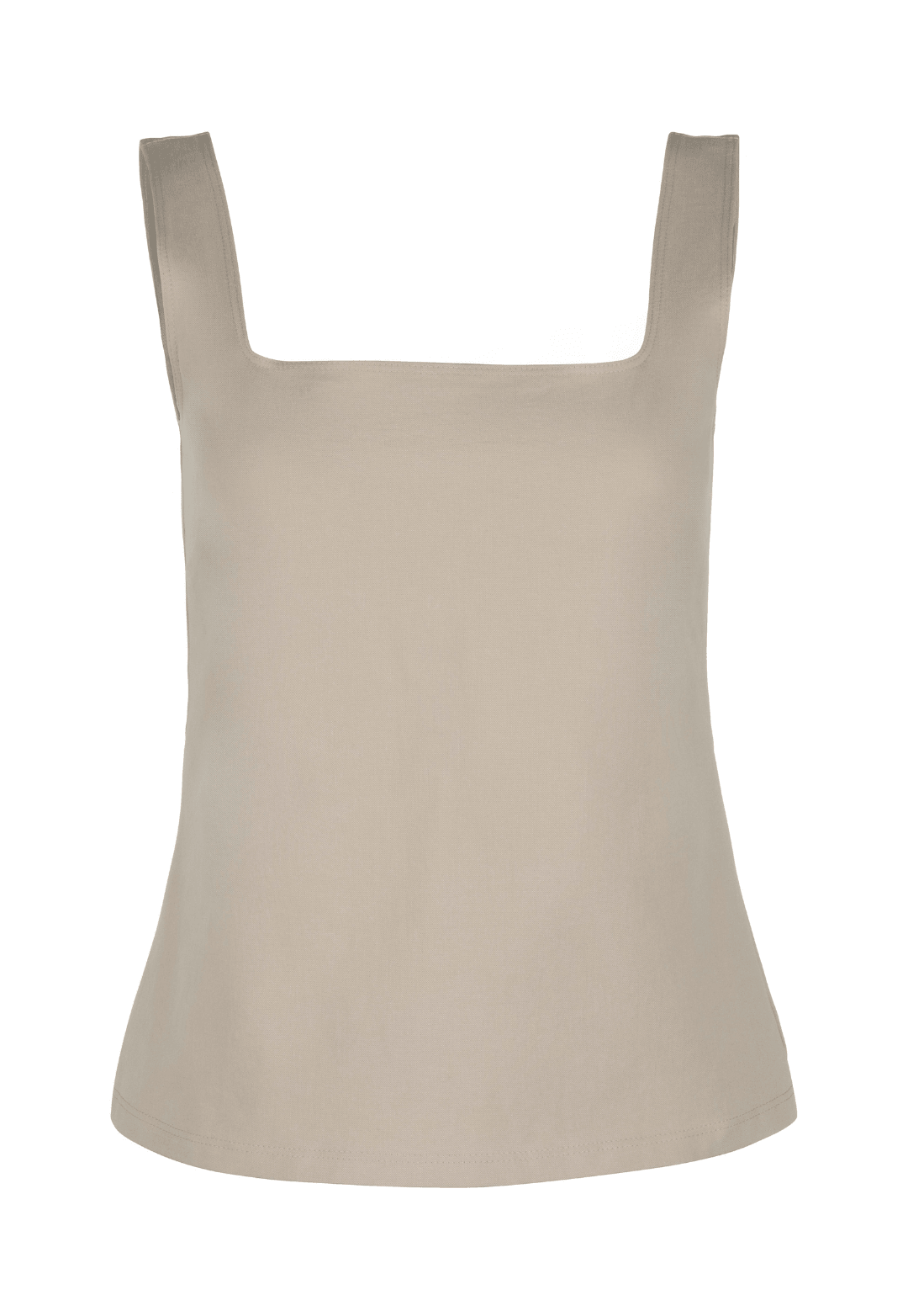 Caterina Stretch Knit Tank Top in Khaki