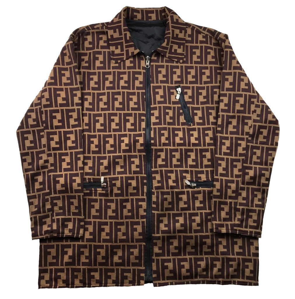 Vintage Fendi Zucca reversible jacket 