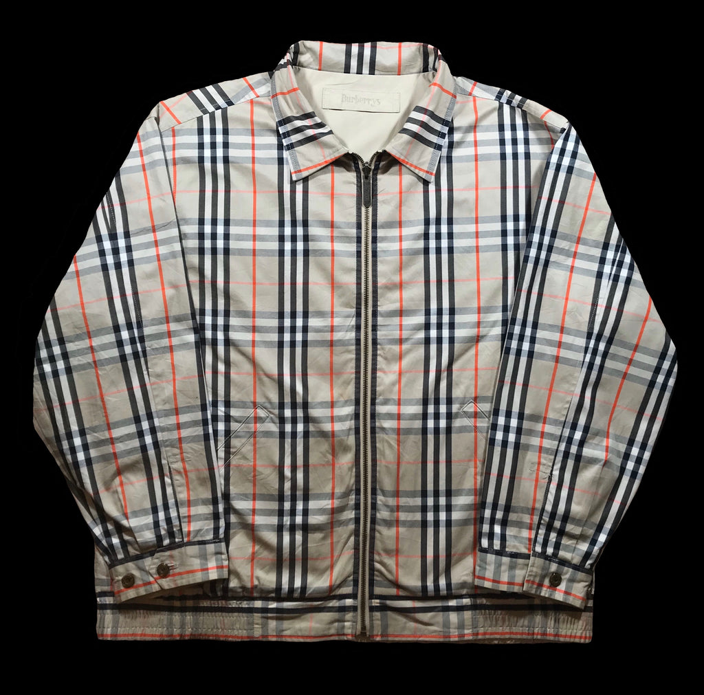 burberry nova check harrington